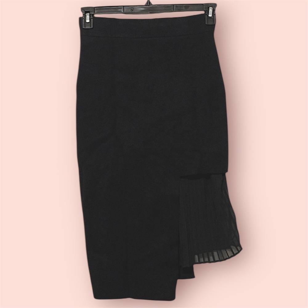 Lucy Paris Midi Peekaboo Skirt